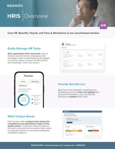 Thumbnail of the NEOGOV HRIS Overview