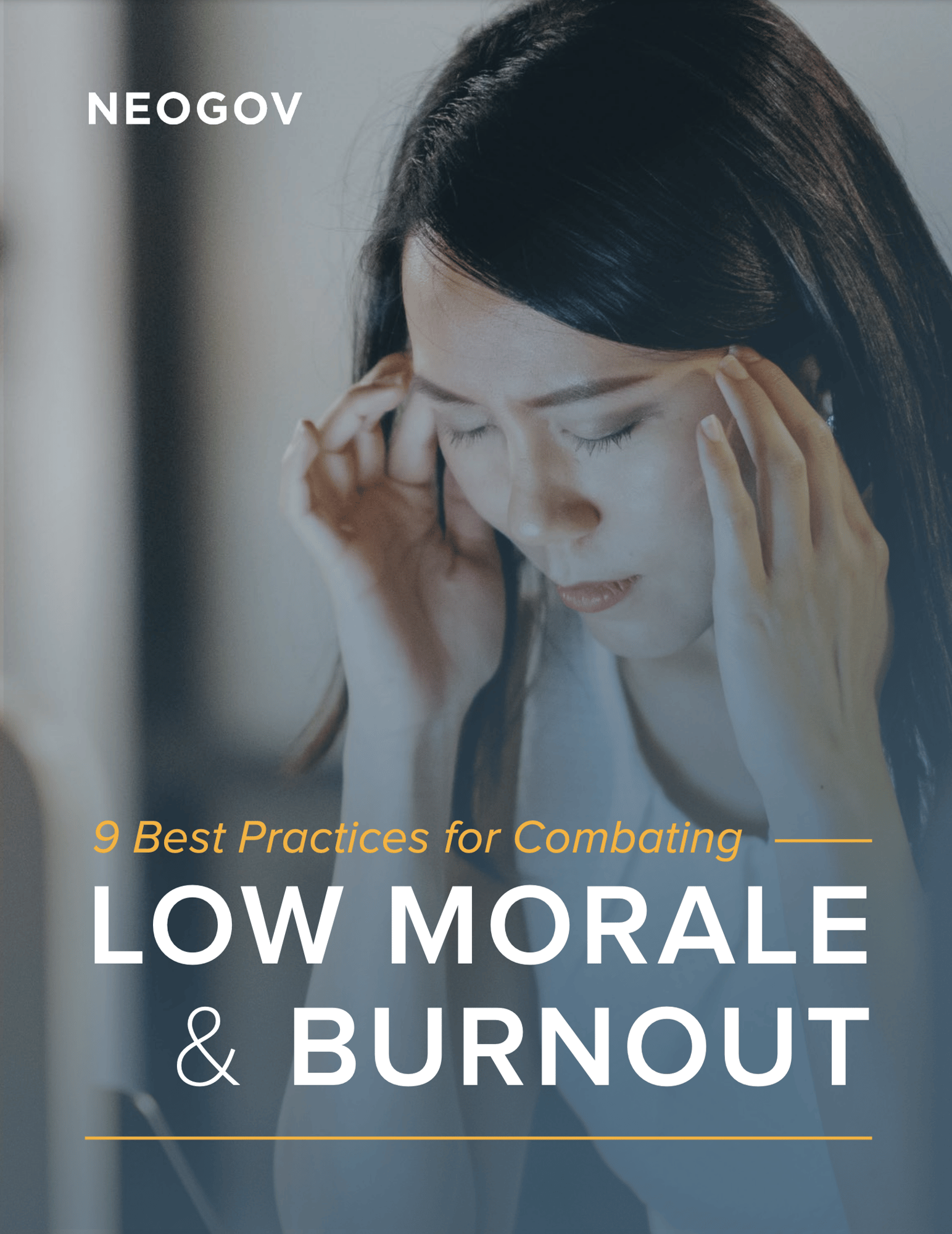 9 Best Practices for Combatting Low Morale & Burnout report cover