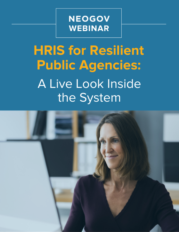 HRIS for Resilient Public Agencies: A Live Look Inside the System